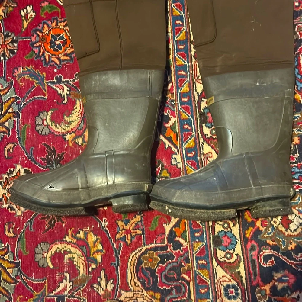 Cabela’s Insulated Hip Wader Felt Soled Brown Size 11 Boots; Practically New